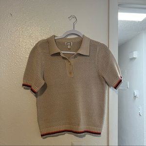 Knit Collared Shirt